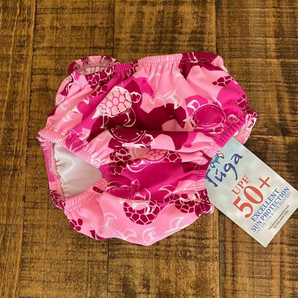 Tuga Swim Diaper Pink Turtle Print L 12-18 Months